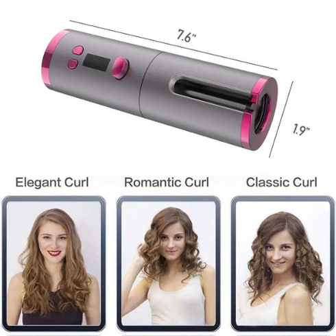 π€© Cordless Automatic Rechargeable Hair Curler π€© | 6 Month Official Warranty π€© |