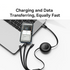 Retractable 100W 3 in 1 Fast USB Cable | TYPE C , Micro , Apple