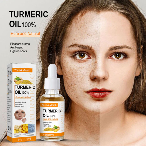 🤩 West Month Turmeric Essential Oil |🤩 Dark Spot Remover and Anti Oxidation Face Serum 🤩