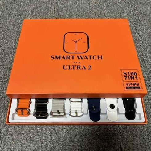 Smart Watch Utra 🤩 | 7 in 1 Straps 🤩 | Waterproof with Wireless Charging 🤩