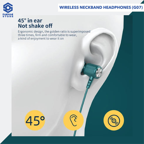 Wireless Bluetooth Neckband 5.2 Earphone Headset with MiC