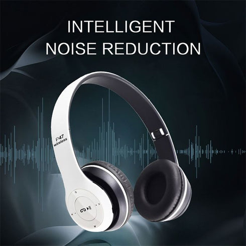 Wireless Headphones Bluetooth Foldable Headset with Mic compaible for all Devices
