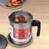 Easy Kitchen | Stainless Steel Oil Filter Pot | Non slip Handle for Frying and Cooking