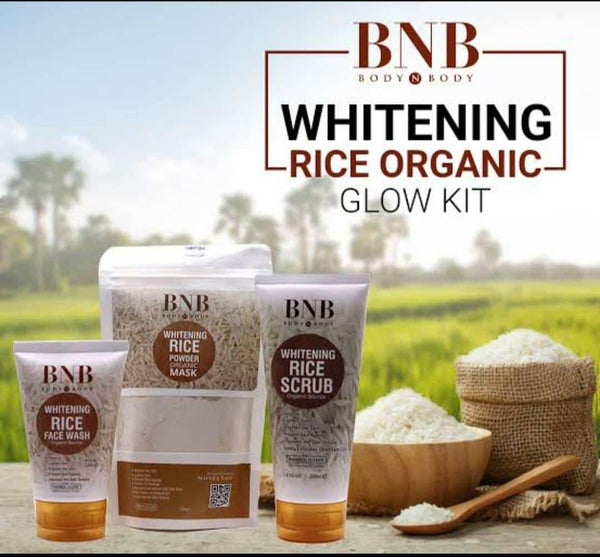 BNB Whitening Rice Organic Glow Kit | 😍 Flat 50%OFF 🤩