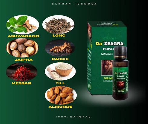 Upto 70% OFF | Da Zaegra Herbal Empower Oil For Mens πΏ
