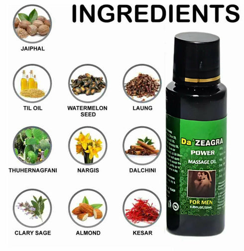 Upto 70% OFF | Da Zaegra Herbal Empower Oil For Mens πΏ