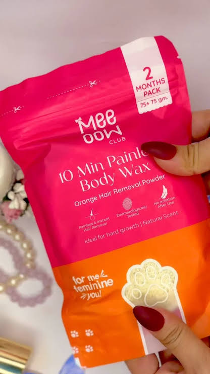 4 in 1 Meeoow Hair Removal Body Wax