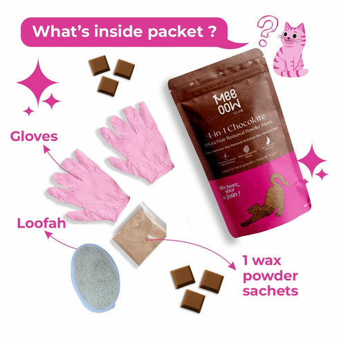 4 in 1 Meeoow Hair Removal Body Wax