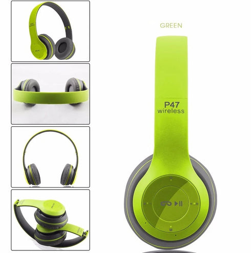 Wireless Headphones Bluetooth Foldable Headset with Mic compaible for all Devices