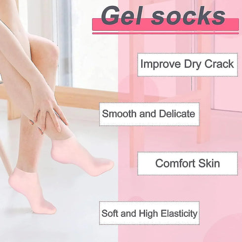 ๐ฅ Flat 50% OFF ๐ฎ | Silicone Moisturizing Socks ๐ฅ